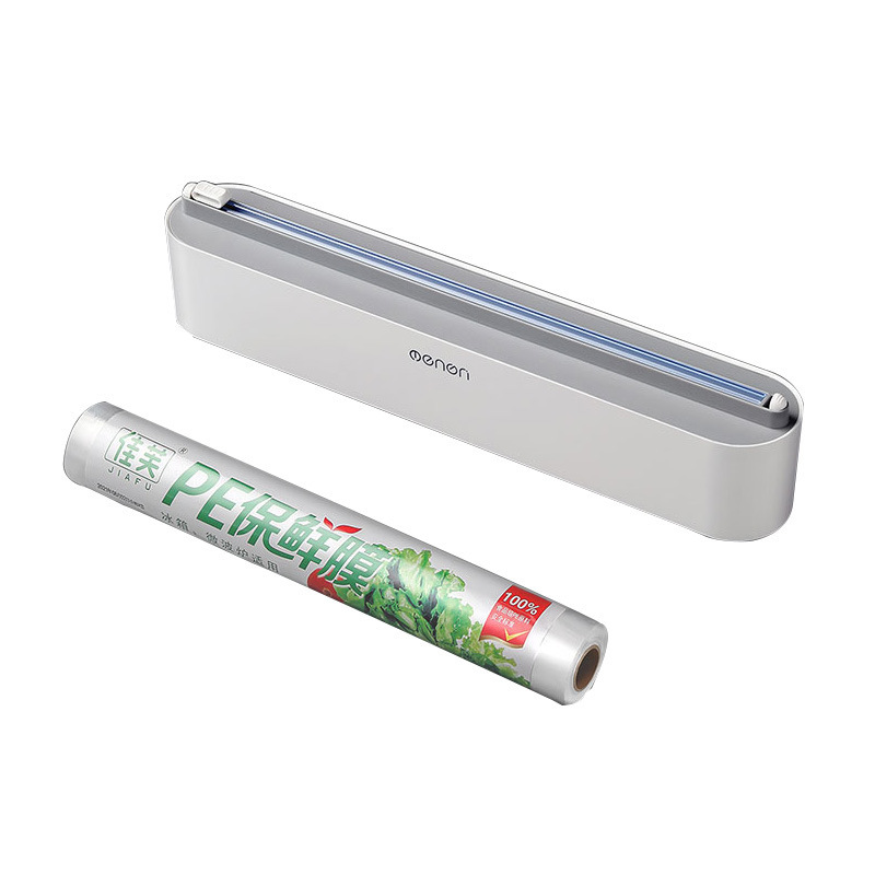 Upgraded Plastic Sharp Cutter Fixing Foil Cling Film Wrap Dispenser Fixed Refrigerator Storage Holder Kitchen Tool Accessories - Image 3