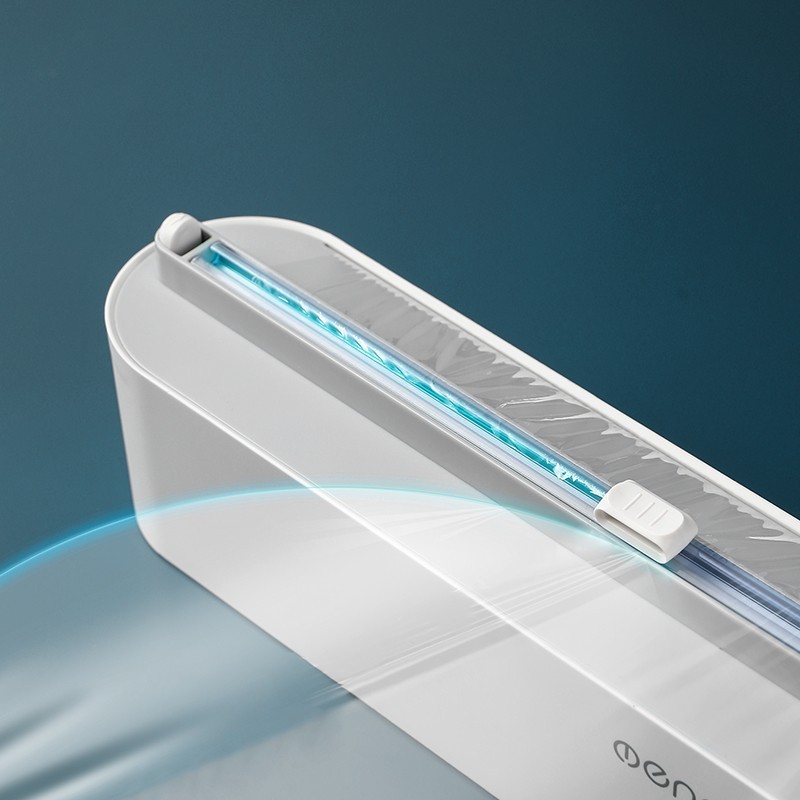 Upgraded Plastic Sharp Cutter Fixing Foil Cling Film Wrap Dispenser Fixed Refrigerator Storage Holder Kitchen Tool Accessories - Image 6