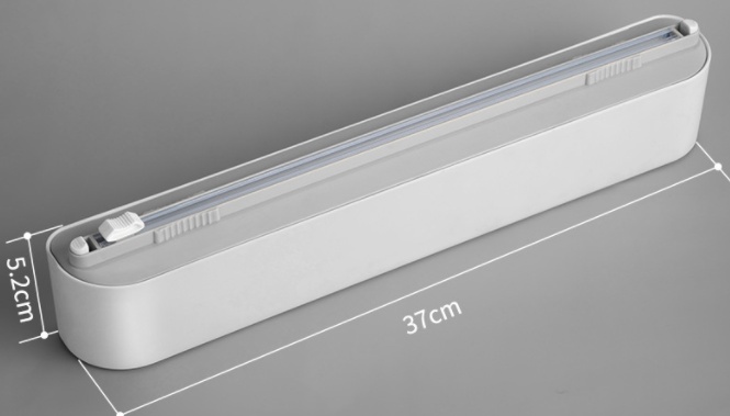 Upgraded Plastic Sharp Cutter Fixing Foil Cling Film Wrap Dispenser Fixed Refrigerator Storage Holder Kitchen Tool Accessories - Image 5