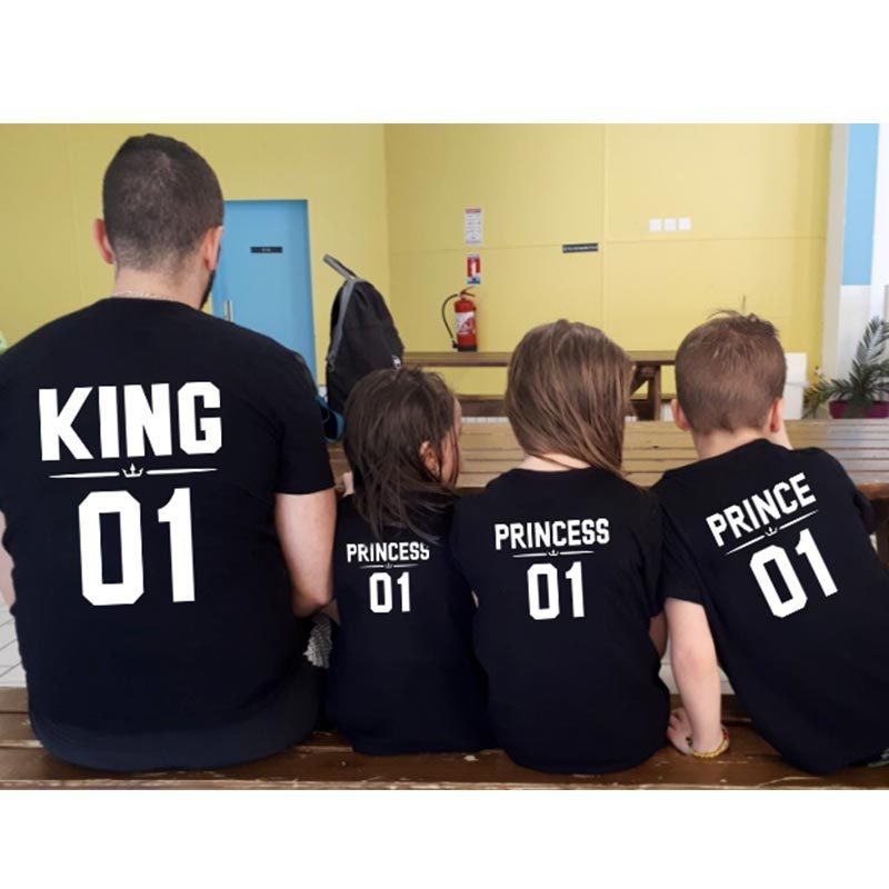 Popular Fashion Parent Child Outfits With Four Short Sleeves - Image 6