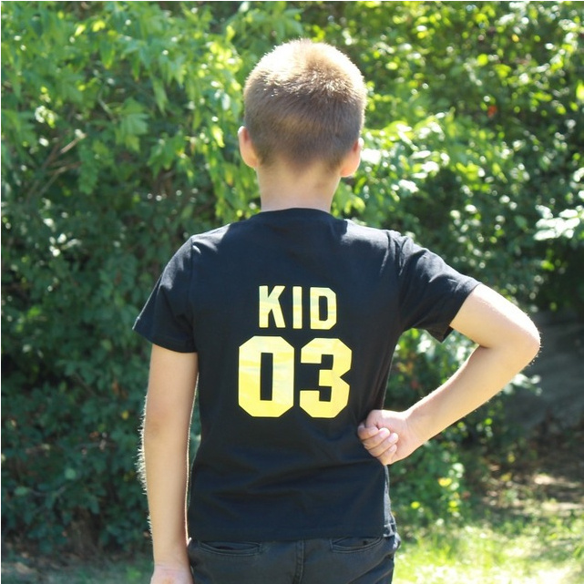 Parent-child Short-sleeved T-shirt Family Top - Image 4