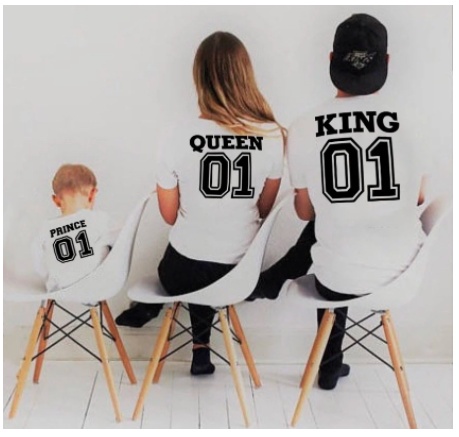 Popular Fashion Parent Child Outfits With Four Short Sleeves - Image 4