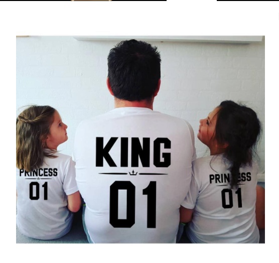 Popular Fashion Parent Child Outfits With Four Short Sleeves - Image 3